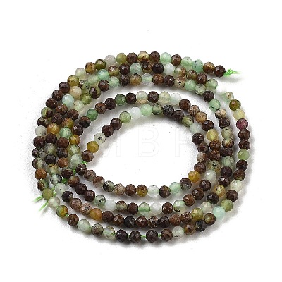 Natural Chrysoprase Beads Strands G-G140-A14-07-1