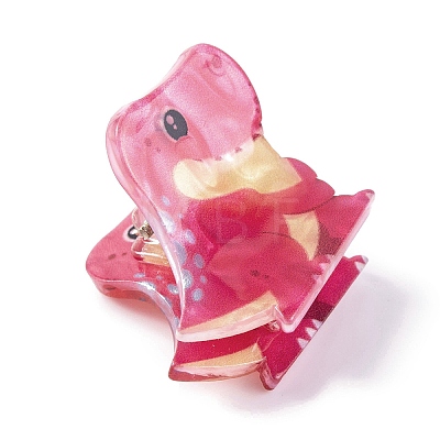 Cute Mini Dinosaur Acrylic Claw Hair Clips PHAR-A012-08C-1