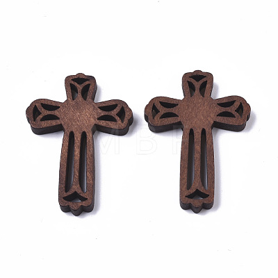 Natural Wood Cabochons X-WOOD-R266-01-1