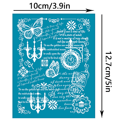 Silk Screen Printing Stencil DIY-WH0341-357-1