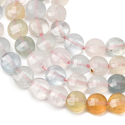Gradient Natural Morganite Beads Strands GG-CBA9631-D10-01-1