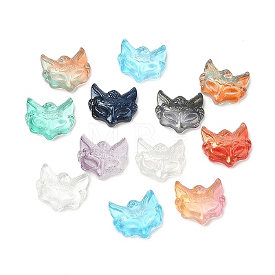 Baking Paint Transparent Glass Beads GL-CBA7B2B-07-1