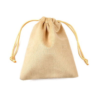Velvet Jewelry Drawstring Storage Pouches ABAG-P013-02C-09-1