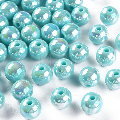 Opaque Acrylic Beads MACR-S370-D10mm-SS2107-1