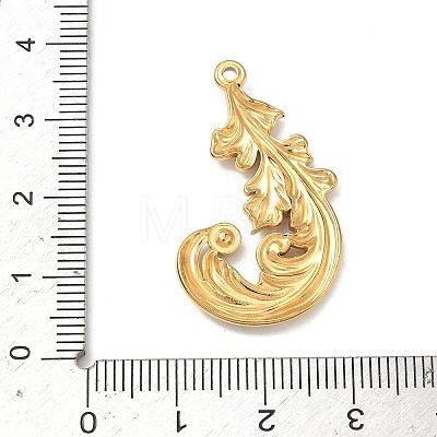 304 Stainless Steel Rhinestone Pendants STAS-L308-08G-1