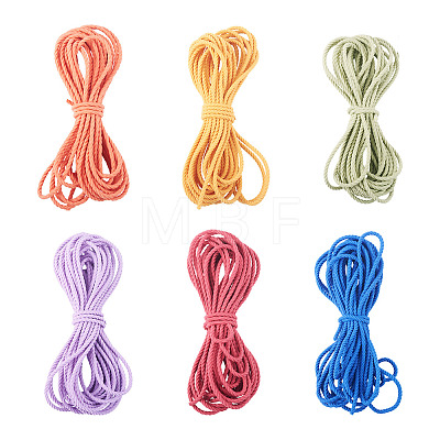 30M 6 Colors Polyester Elastic Cords EC-TA0001-07B-1