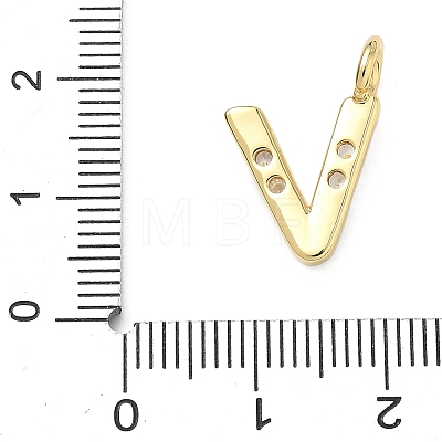 Brass Micro Pave Clear Cubic Zirconia Pendants KK-I476-01G-V-1