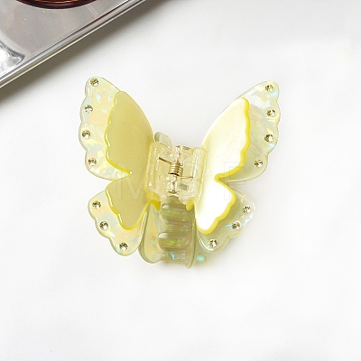 Butterfly Acrylic Claw Hair Clips for Women Girls PW-WG0D690-04-1