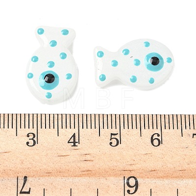 Baking Paint Glass Enamel Beads X-LAMP-D303-04I-1