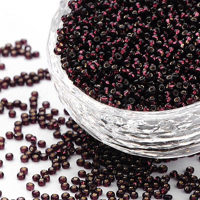 FGB 8/0 Grade A Round Glass Seed Beads SEED-Q007-3mm-F57-1