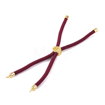 Nylon Cords Bracelet Makings Fit for Connector Charms AJEW-P116-01G-29-1