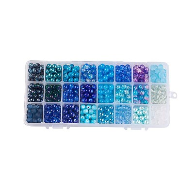 Mixed Style Glass Beads GLAA-JP0001-04K-1