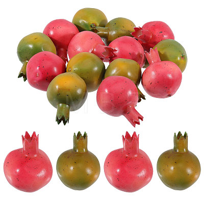 CHGCRAFT 20Pcs 2 Colors Mini Foam Imitation Pomegranates AJEW-CA0004-33-1