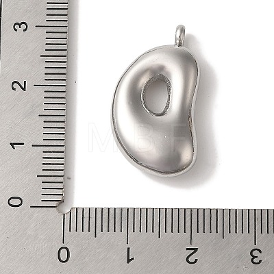 Non-Tarnish Ion Plating(IP) 304 Stainless Steel Pendants STAS-M017-08P-04-1