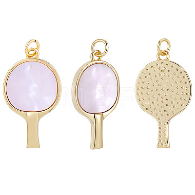4Pcs Natural Shell Pendants KK-BBC0028-72-1
