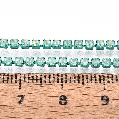 Iron Rhinestone Cup Chains CH-T006-05B-02-1