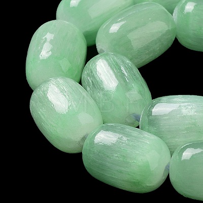 Natural Selenite Beads Strands G-F750-05-1