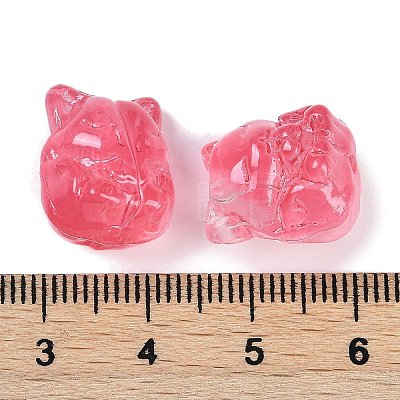 Transparent Spray Paint Glass Beads X1-GLAA-H035-01H-1