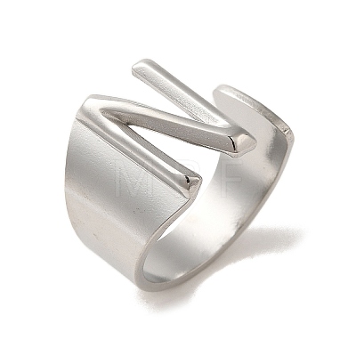 201 Stainless Steel Finger Rings RJEW-H223-04P-N-1