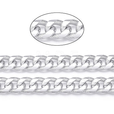 Aluminum Textured Curb Chains CHA-N003-43P-1