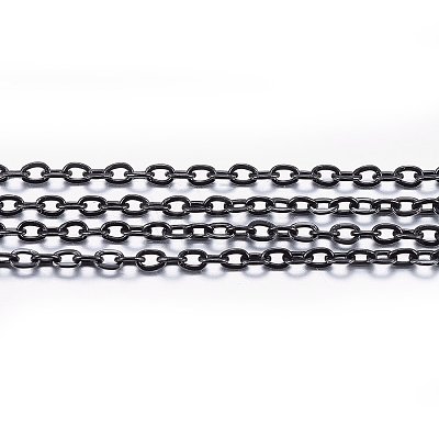 Handmade 304 Stainless Steel Cable Chains STAS-P213-05B-02-1