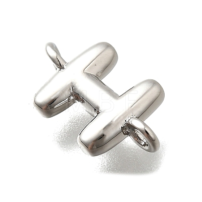 Brass Connector Charms KK-P295-01P-H-1