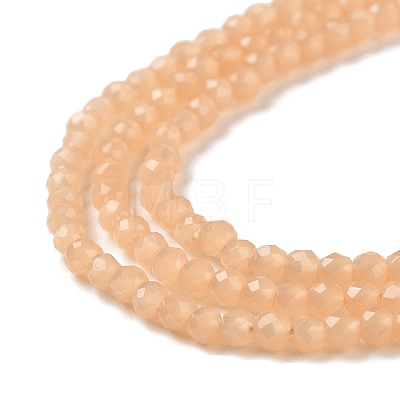 Glass Imitation Jade Beads Strands GLAA-H021-05-02-1