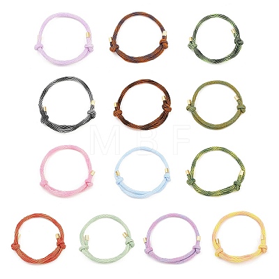 Nylon Cord Bracelet Makings MAK-A019-01G-1