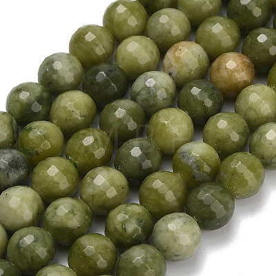 Natural Sinkiang Jade Beads Strands G-L642-F06-8mm-1