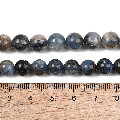 Natural Kyanite/Cyanite/Disthene Beads Strands G-G272-A01-8mm-1