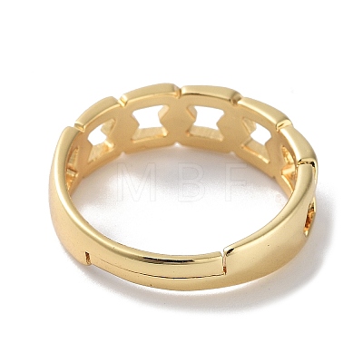 Brass Adjustable Rings for Women RJEW-E292-17G-1