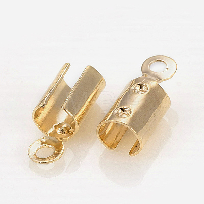 Brass Folding Crimp Ends LS-KK-F777-01LG-1