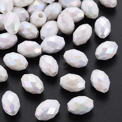 Opaque Acrylic Beads X-TACR-S153-32I-09-1
