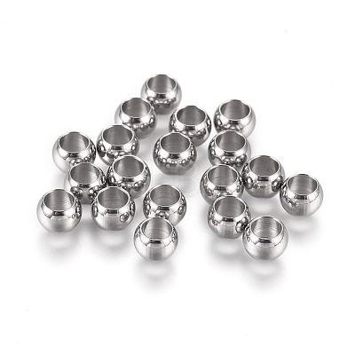 Non-Tarnish 316 Surgical Stainless Steel Beads X-STAS-I144-02P-1