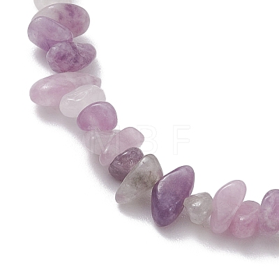 Natural Gemstone Beads Anklets AJEW-AN00583-06-1