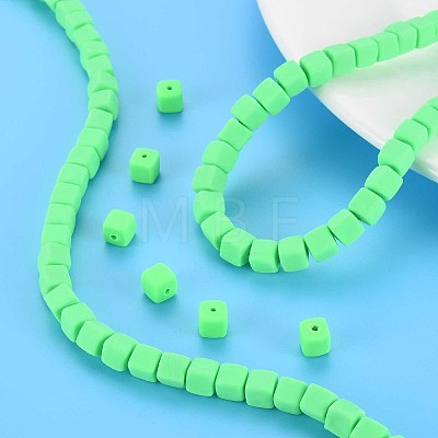 Handmade Polymer Clay Beads Strands X-CLAY-T020-09D-1
