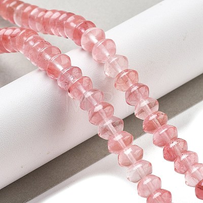 Cherry Quartz Glass Beads Strands G-P559-A12-01-1