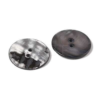 Natural Freshwater Shell Button BSHE-H018-14-1