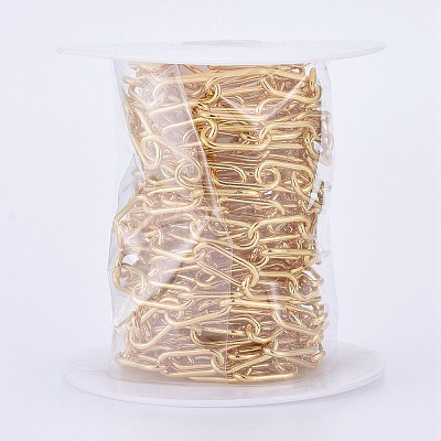 Brass Paperclip Chains CHC-G007-01G-1