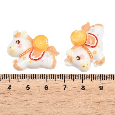 Opaque Resin Cabochons CRES-I051-02B-1