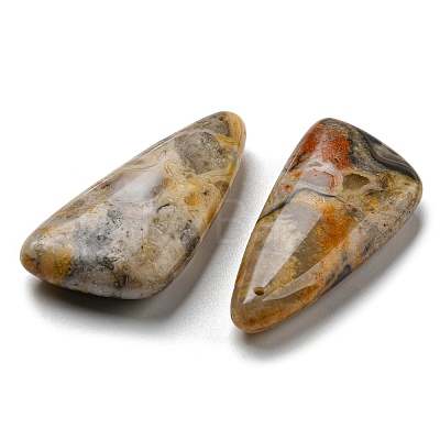 Natural Crazy Agate Pendants G-M405-09-02-1