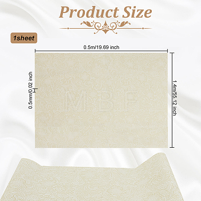 Embossed PU Imitation Leather Fabric DIY-WH0043-94B-1