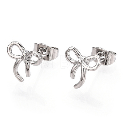 Brass Stud Earrings for Women EJEW-P275-01P-1