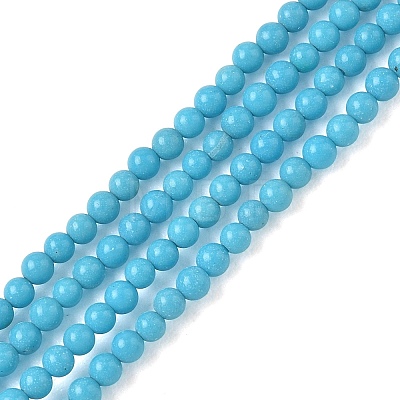 Synthetic Turquoise Beads Strands GG-CBA391B-03A-01-1