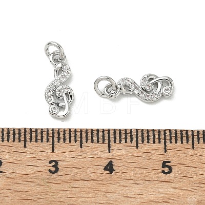 SHEGRACE Brass Micro Pave Cubic Zirconia Pendants XGRQ3D432-469P-1