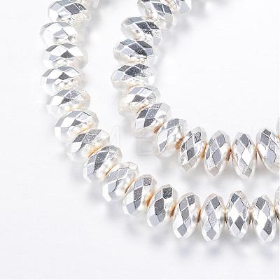 Electroplate Non-magnetic Synthetic Hematite Bead Strands G-Q465-13S-1