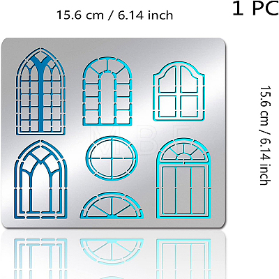 Stainless Steel Cutting Dies Stencils DIY-WH0279-109-1