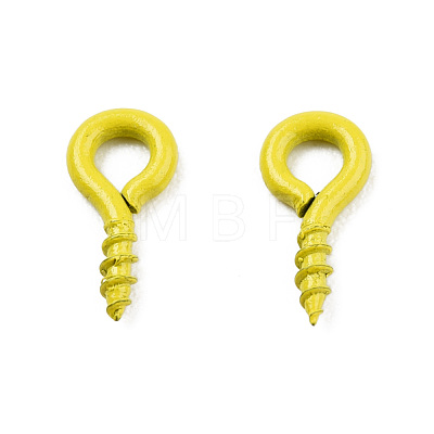 Spray Painted Iron Screw Eye Pin Peg Bails IFIN-N010-002A-14-1
