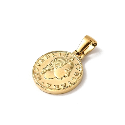 304 Stainless Steel Pendants STAS-B094-01J-G-1