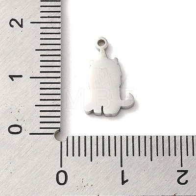 304 Stainless Steel Enamel Charms STAS-L022-289P-1